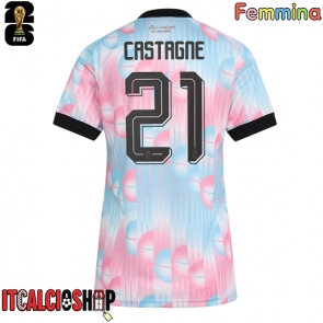 Belgio Timothy Castagne #21 Seconda Maglia Femmina Mondiali 2026 Manica Corta